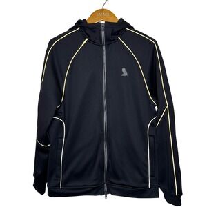 OVO October's Very Own Full Zip Hooded Jacket Large Black/Yellow